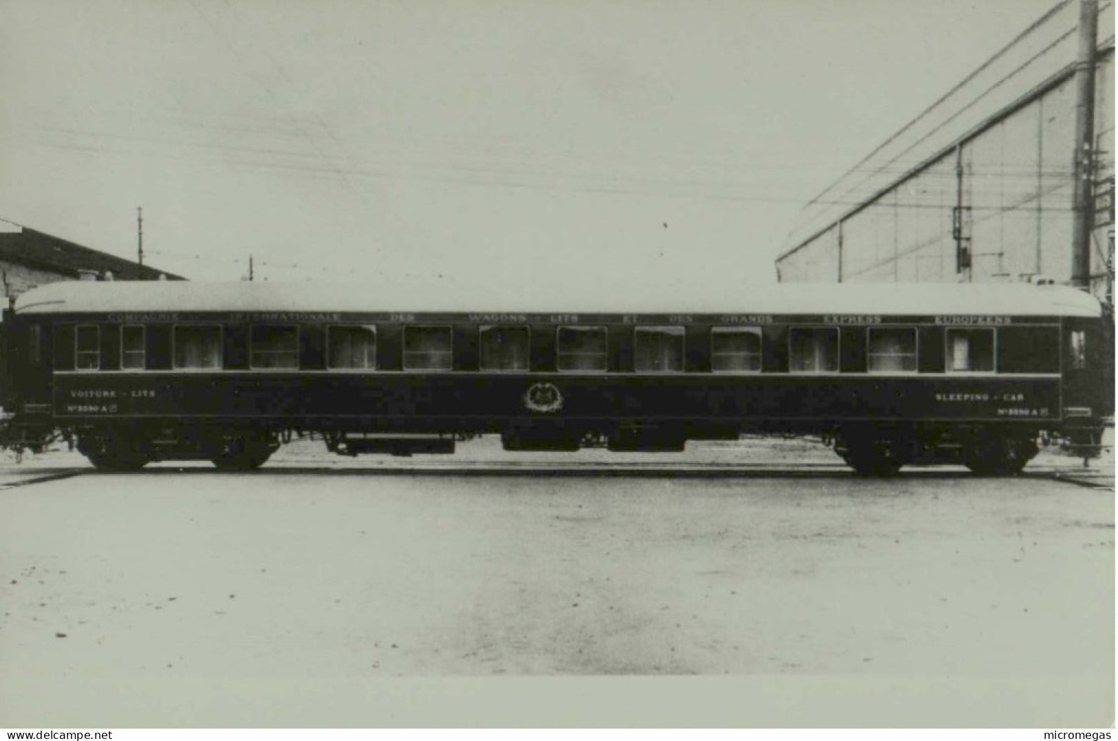 Reproduction - Wagon-lits Série 3588 à 3607, 1930 - Treni