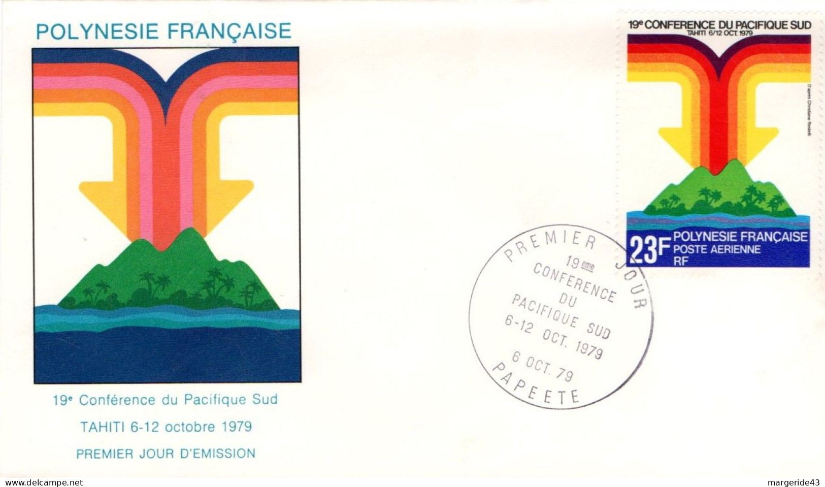 POLYNESIE FDC 1979 CONFERENCE DUN PACIFIQUE SUD - FDC