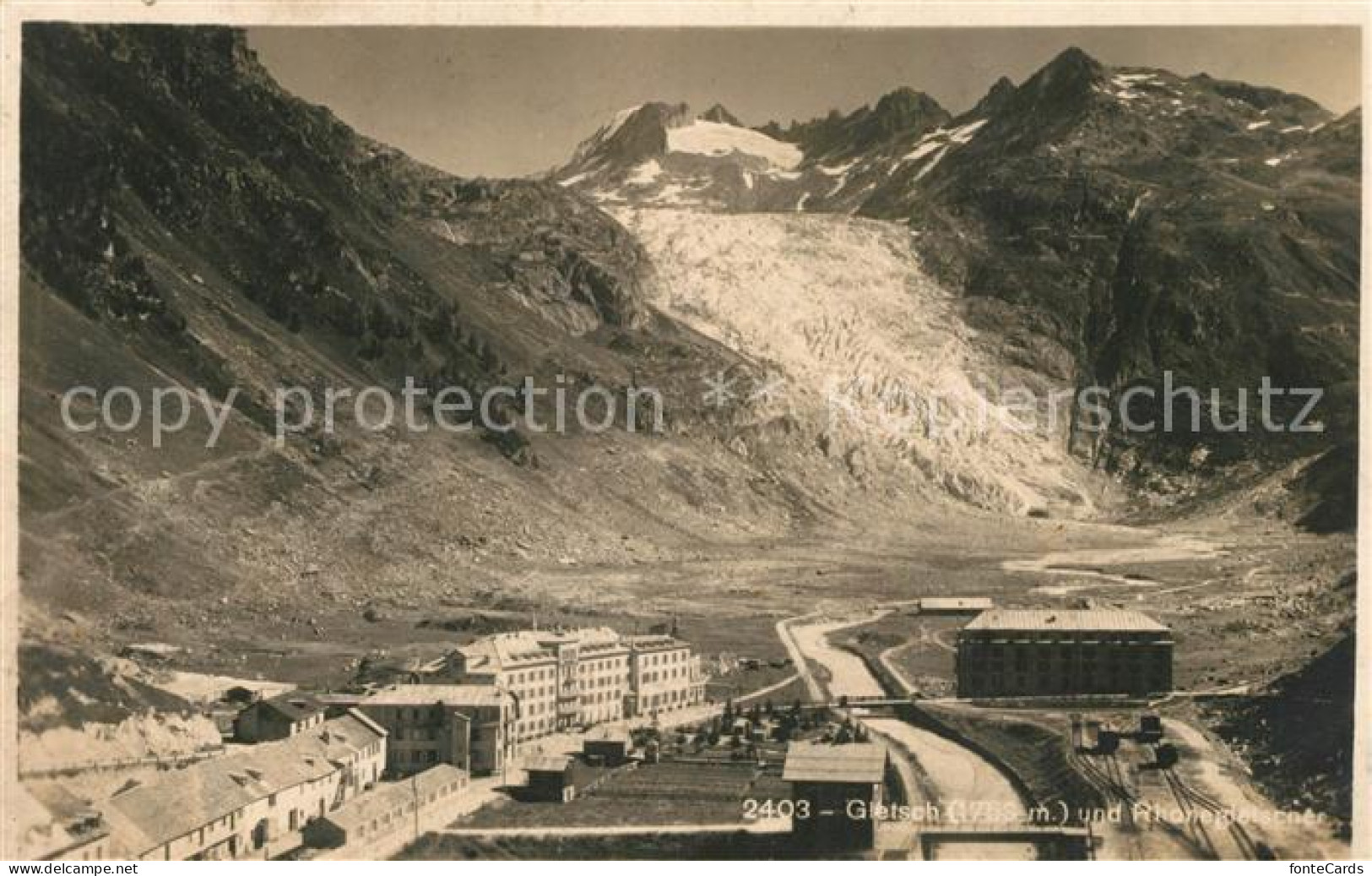 13307779 Gletsch Blick Zum Rhonegletscher Gletsch - Sonstige & Ohne Zuordnung