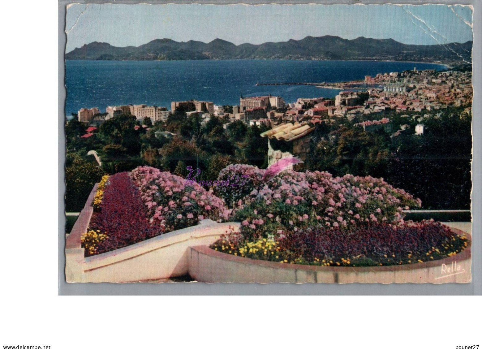 CANNES 06 - Vue Générale Le Golfe De La Napoule Et L'Esterel Fleur - Cannes