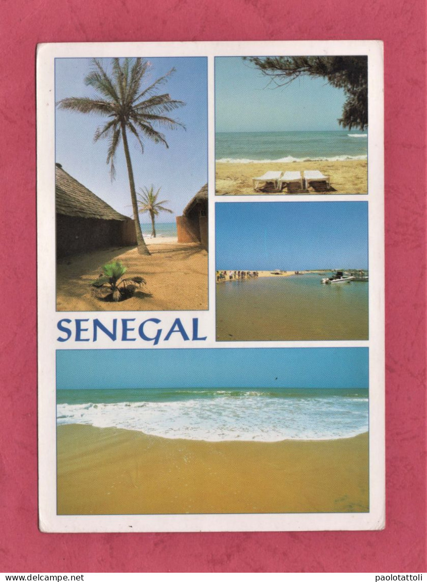 Senegal, Somone. Charmes Et Couleurs Du Senegal- Stadard Size, Bback Divided, Ed. Gacou N° CB160.New. - Sénégal