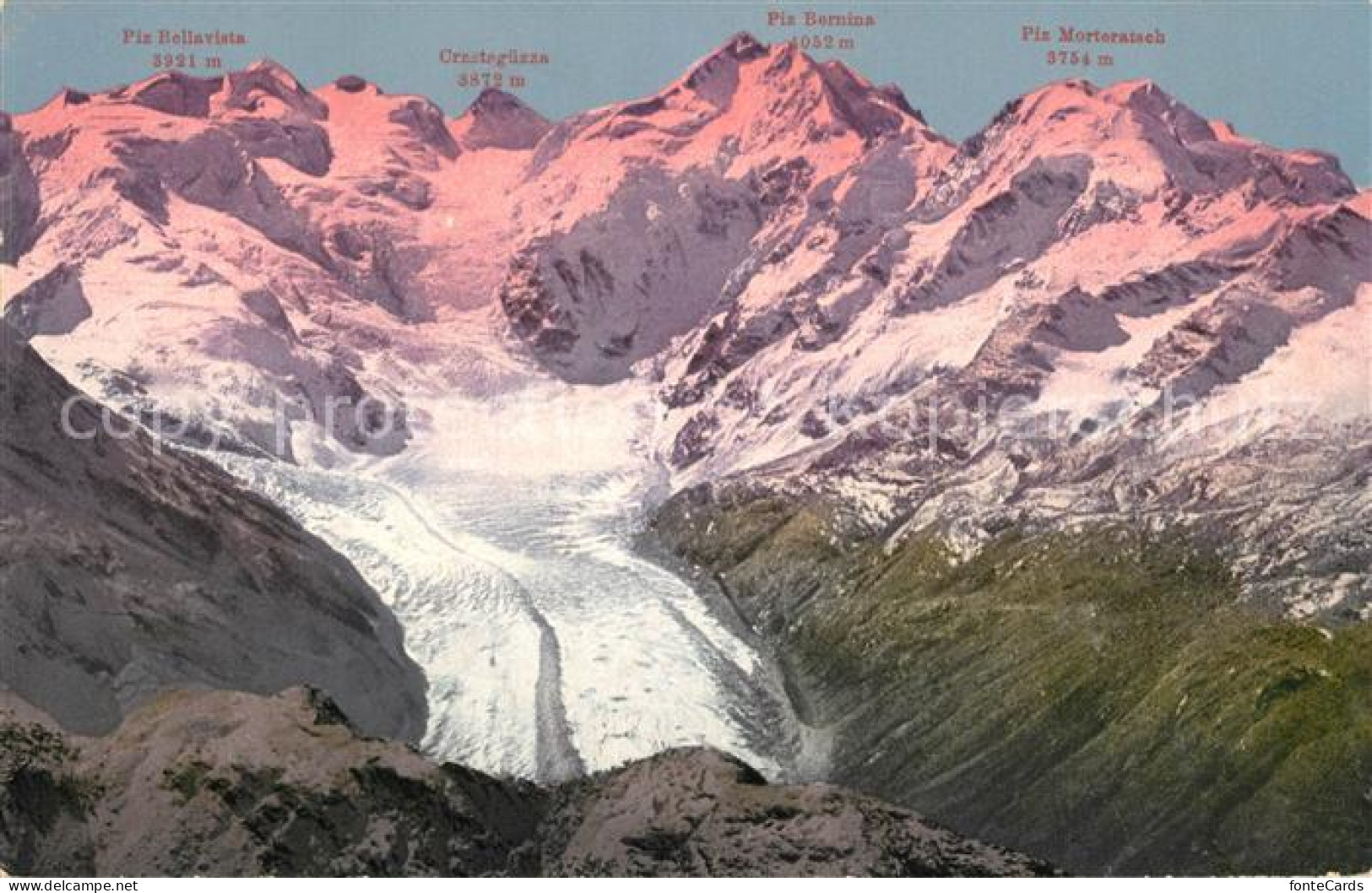 13306899 Morteratschgletscher Bernina Vom Pizt Languard Morteratschgletscher - Autres & Non Classés