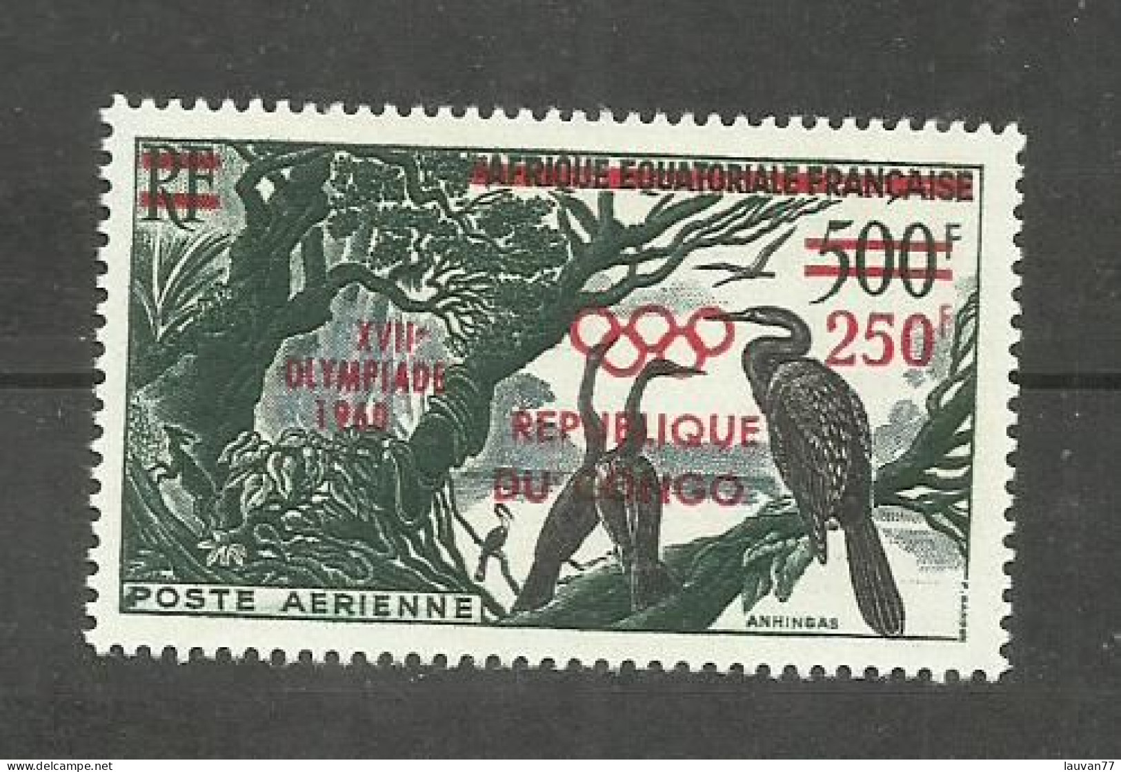 CONGO POSTE AERIENNE N°1 Neuf** Cote 9.25€ - Mint/hinged