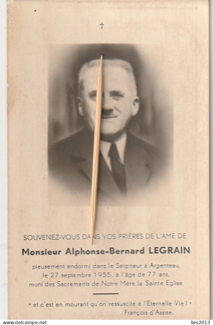 Argenteau, Alphonse Legrain, - Andachtsbilder