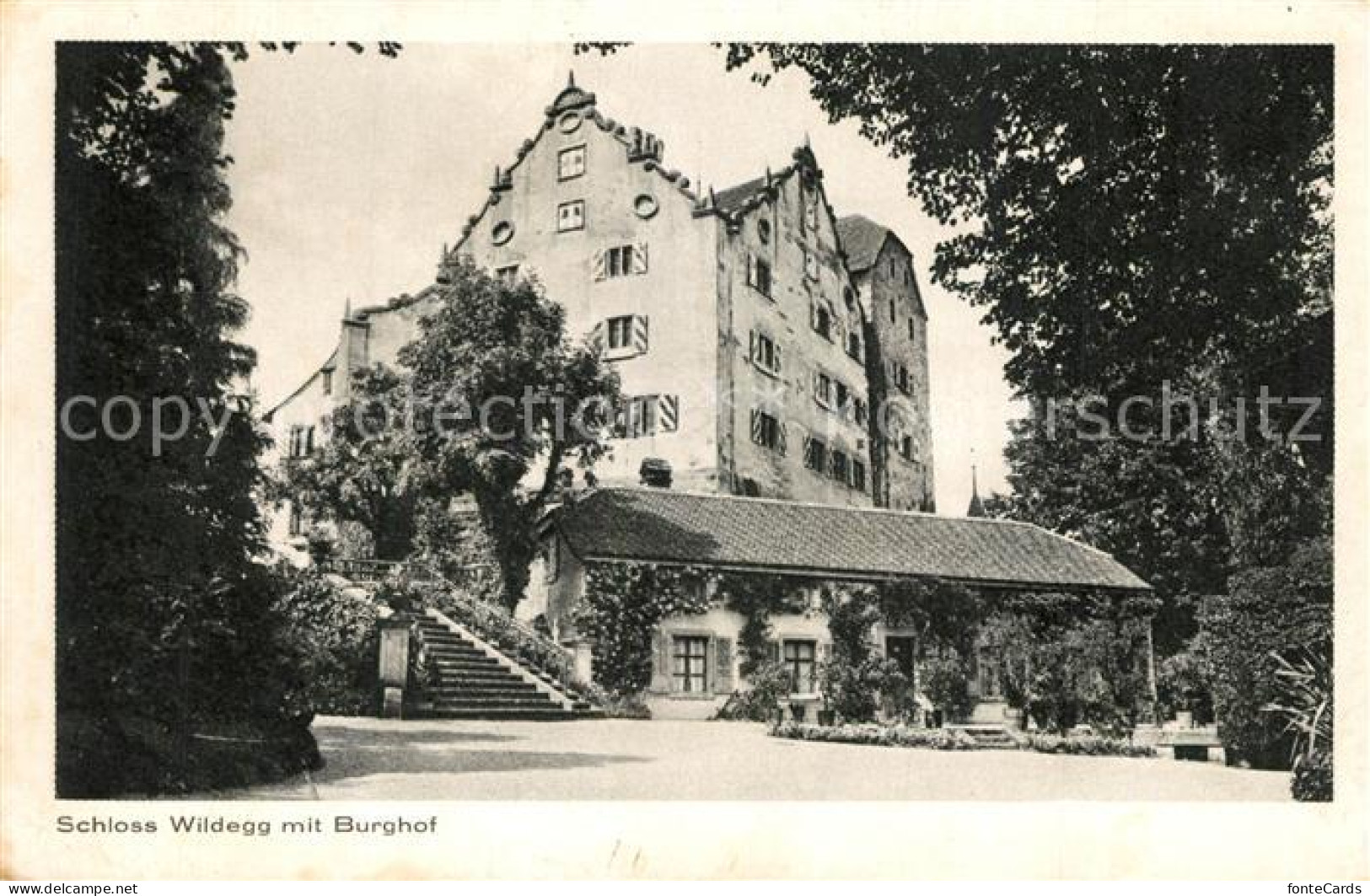 13304937 Wildegg Schloss Mit Burghof Wildegg - Autres & Non Classés