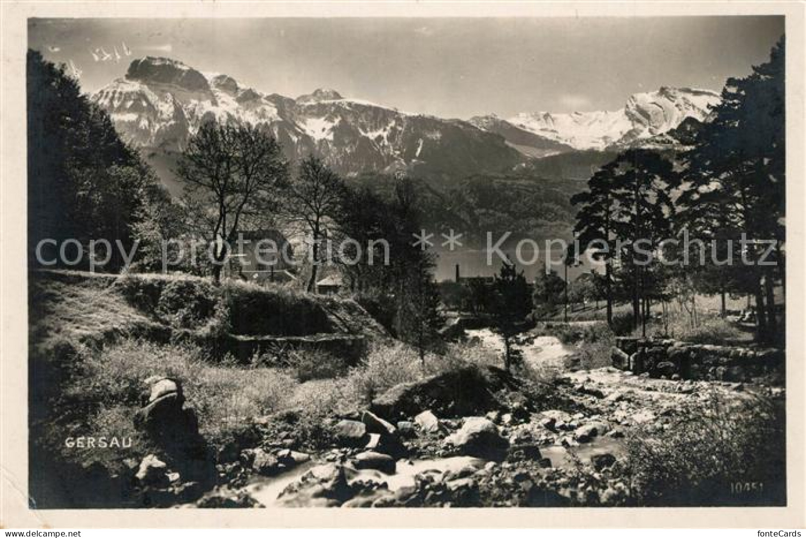 13304909 Gersau Vierwaldstaettersee Partie Am Bach Gersau Vierwaldstaettersee - Andere & Zonder Classificatie