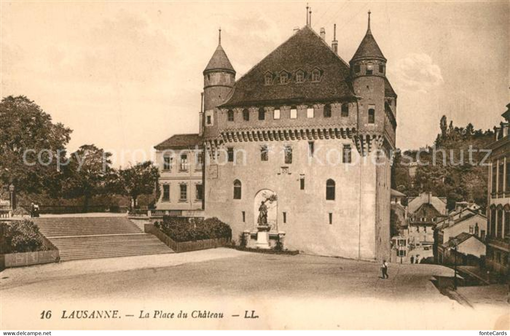 13304899 Lausanne VD Place Du Chateau Lausanne VD - Andere & Zonder Classificatie