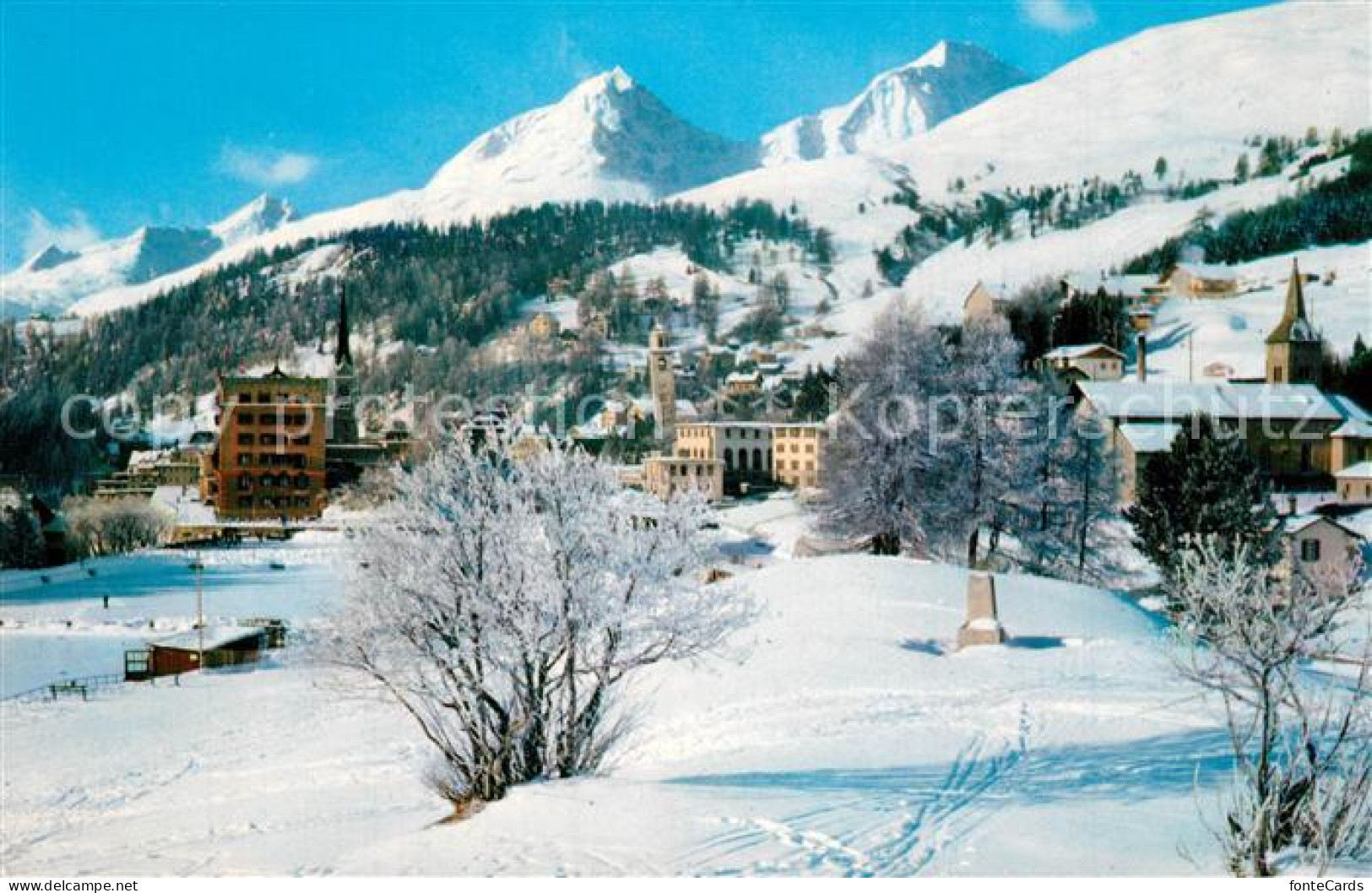 13304199 St Moritz GR Piz Albana Piz Julier Winter St Moritz GR - Sonstige & Ohne Zuordnung