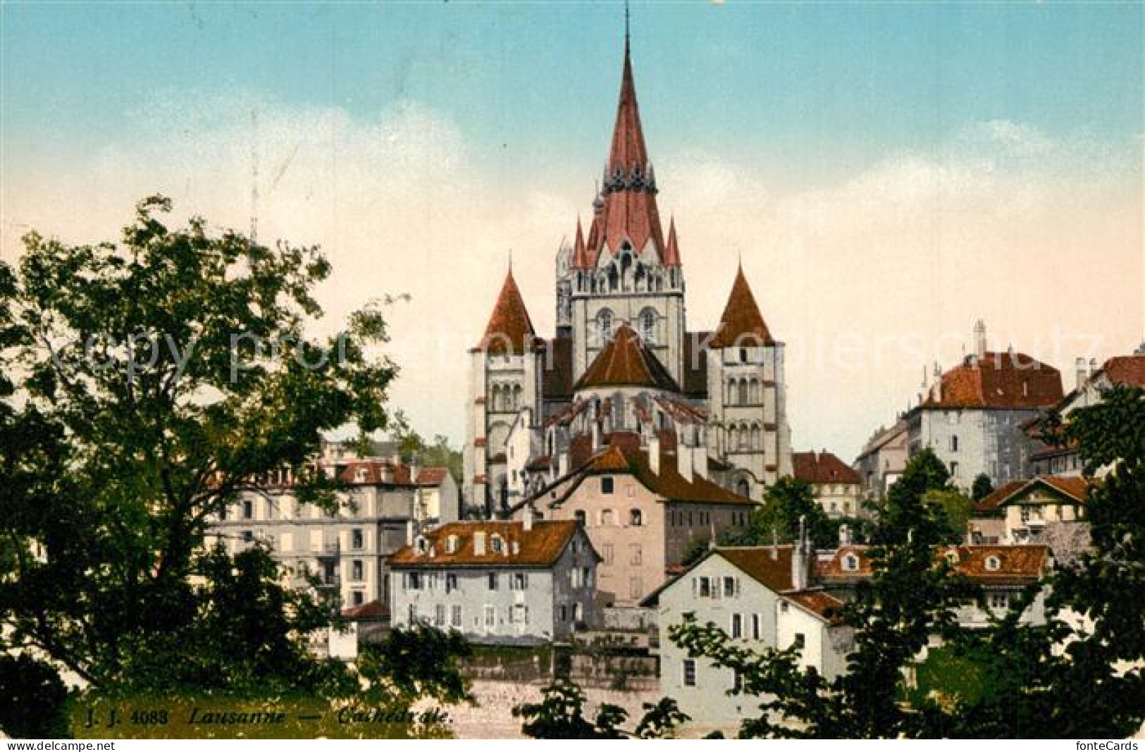 13304129 Lausanne VD Cathedrale Lausanne VD - Andere & Zonder Classificatie