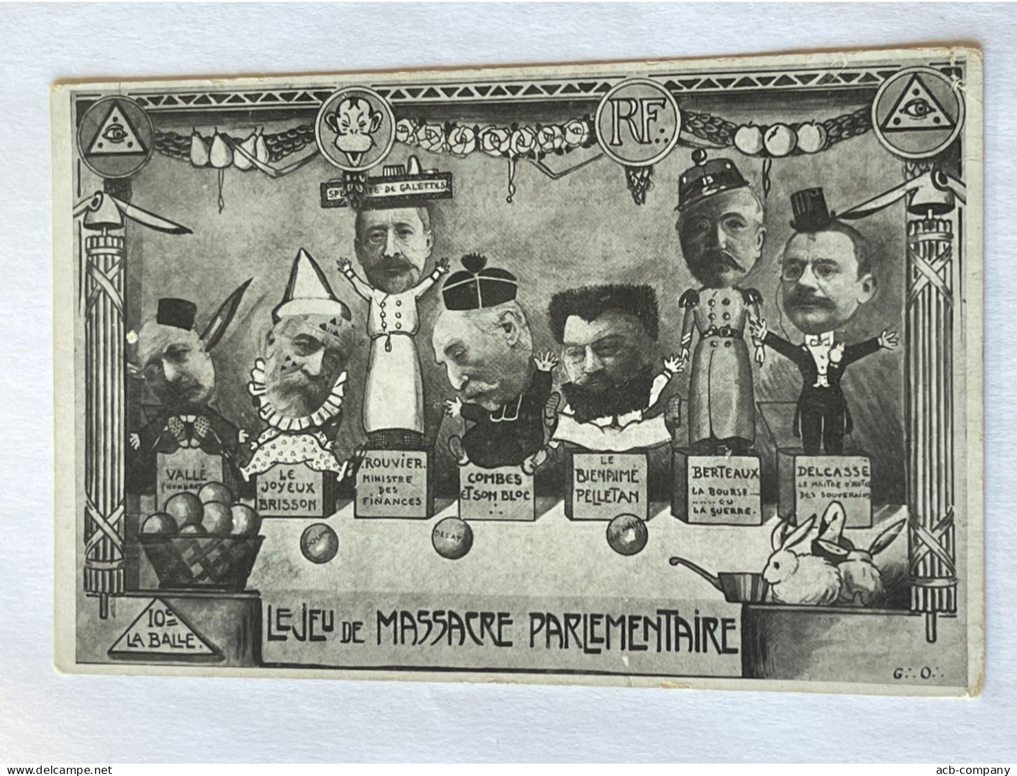 Franc - Maçonnerie .anti Franc Maçonnerie . Le Jeu De Massacre Parlementaire .. - Jewish