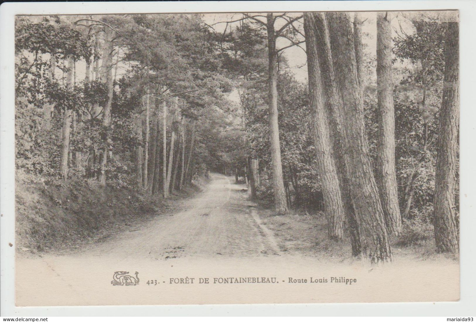 FONTAINEBLEAU - SEINE ET MARNE - LA FORET - ROUTE LOUIS PHILIPPE - Fontainebleau