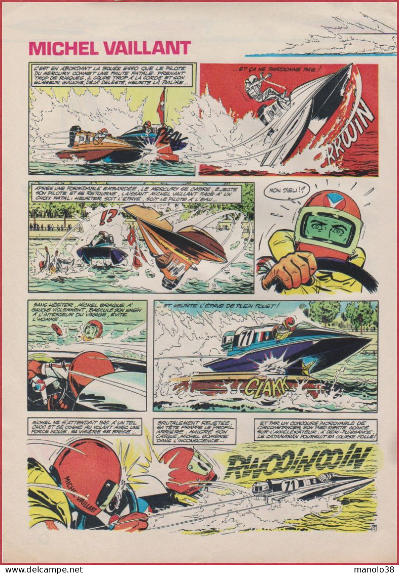 Dans L'enfer Des "6 Heures". Les 6 Heures Motonautiques De Paris. Bande Dessinée. BD. J Graton. Histoire Complète.1971 - Colecciones