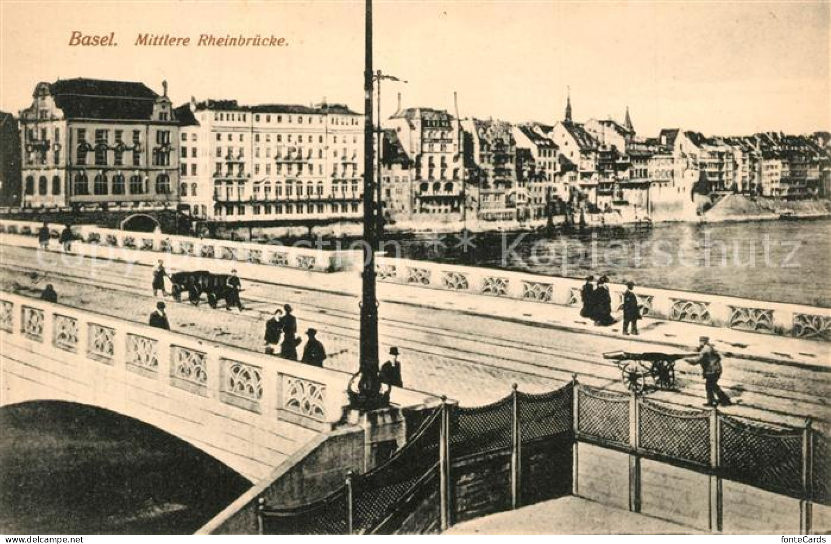 13301917 Basel BS Mittlere Rheinbruecke Basel BS - Altri & Non Classificati