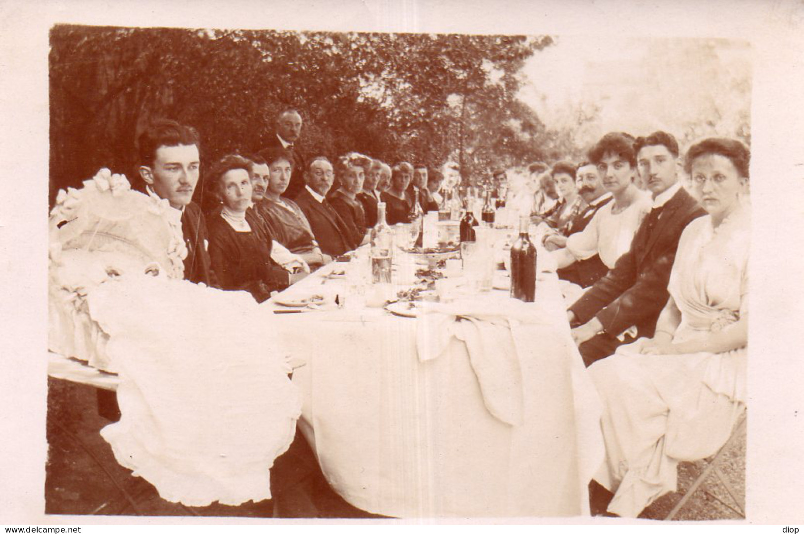 Photo Vintage Paris Snap Shop - Repas Familial - Anonieme Personen