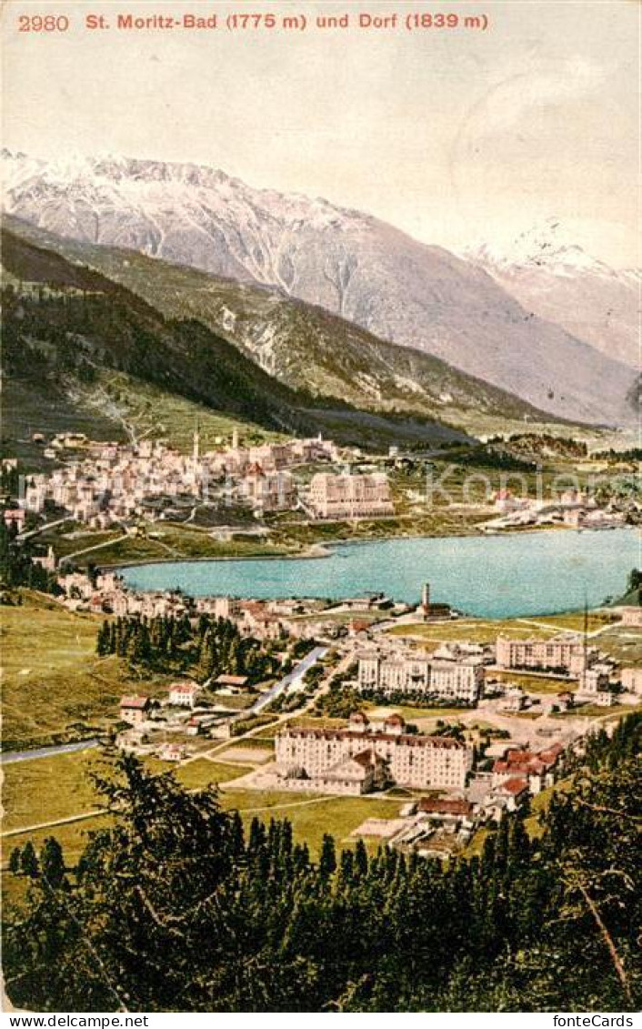 13301517 St Moritz GR Bad Und Dorf St Moritz GR - Sonstige & Ohne Zuordnung