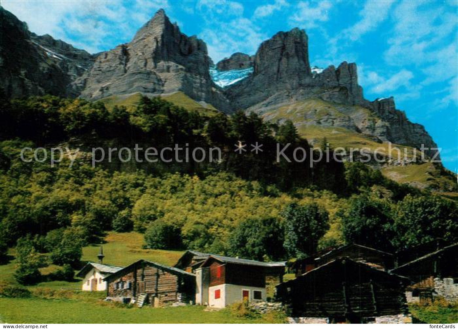 13300657 Birchen Bergdorf Mit Leeshoerner Berner Alpen Birchen - Other & Unclassified