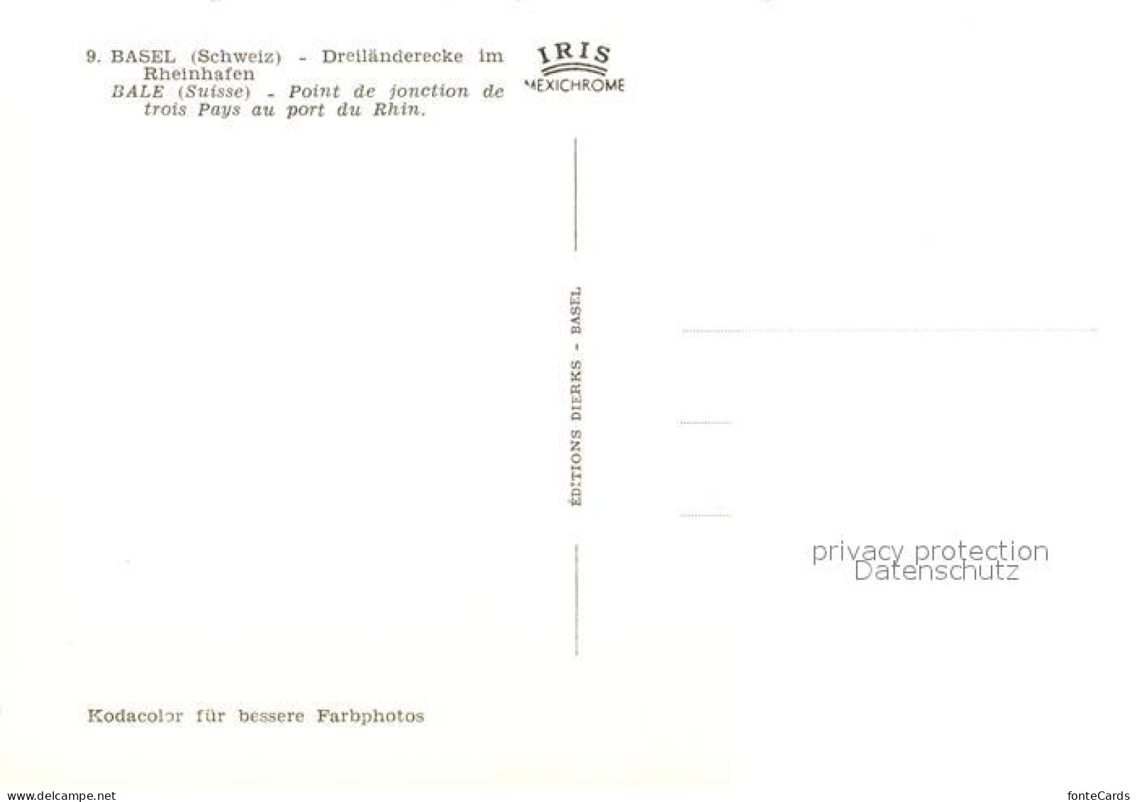 13300649 Basel BS Dreilaenderecke Im Rheinhafen Sonderbriefmark Stempel Basel BS - Other & Unclassified