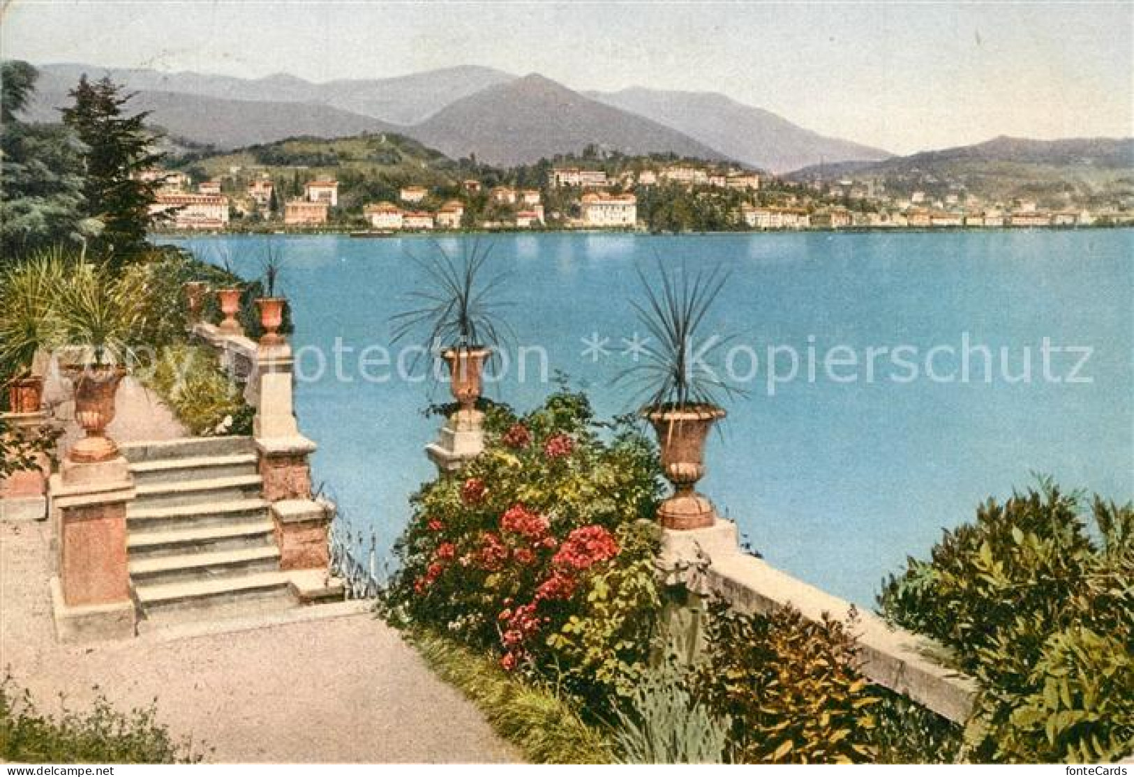 13300557 Lugano Lago Di Lugano Dalla Conca D Oro Luganersee Lugano Lago Di Lugan - Andere & Zonder Classificatie