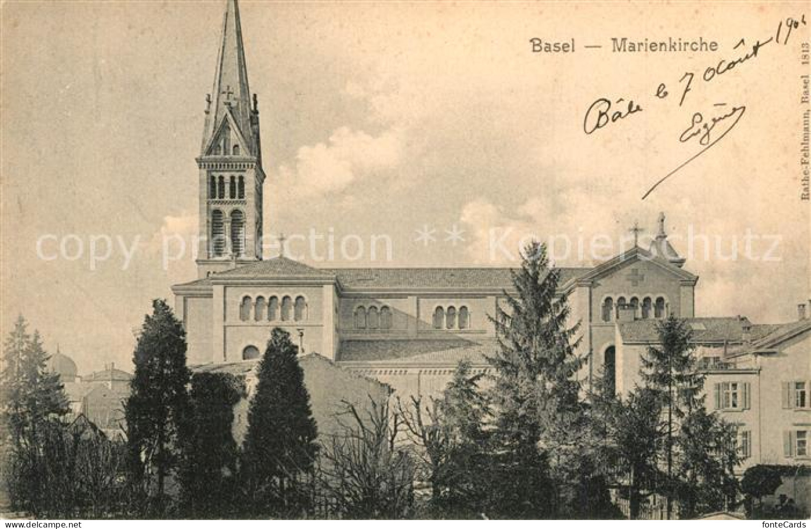 13300269 Basel BS Marienkirche Basel BS - Altri & Non Classificati