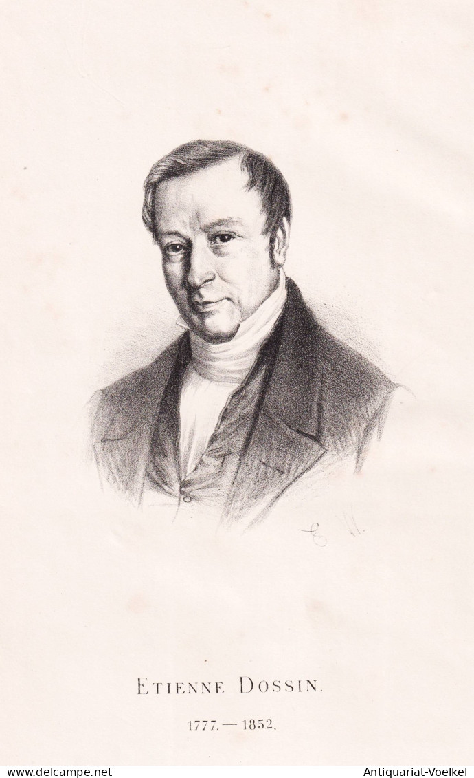 Etienne Dossin - (1777-1852) Botaniker Botanist / Portrait / Botanical Botanik Botany - Estampas & Grabados