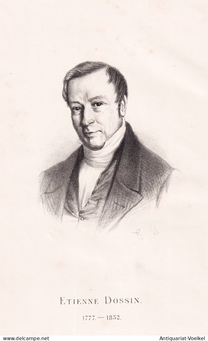 Etienne Dossin - (1777-1852) Botaniker Botanist / Portrait / Botanical Botanik Botany - Stiche & Gravuren