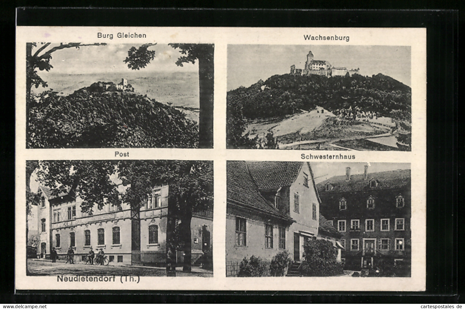 AK Neudietendorf /Th., Burg Gleichen, Wachsenburg, Schwesternhaus  - Other & Unclassified