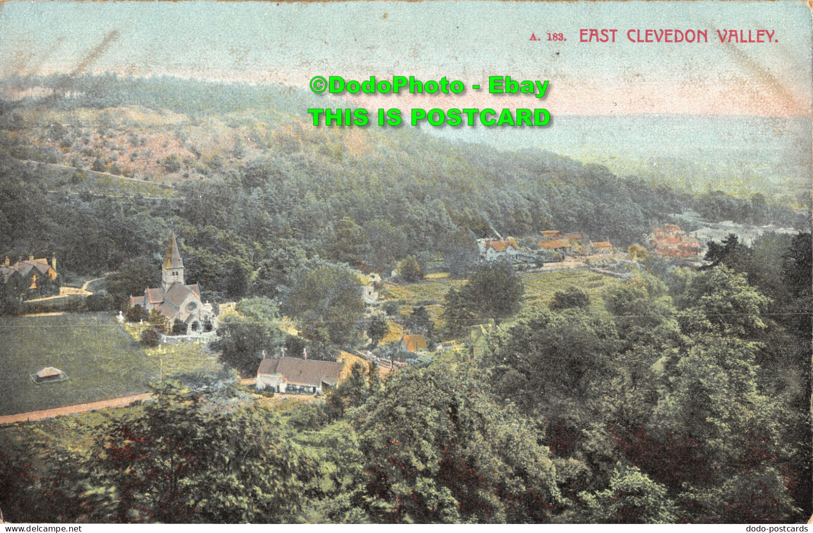 R355643 East Clevedon Valley. The Pictorial Stationery. Pictorchrom Post Card - Monde