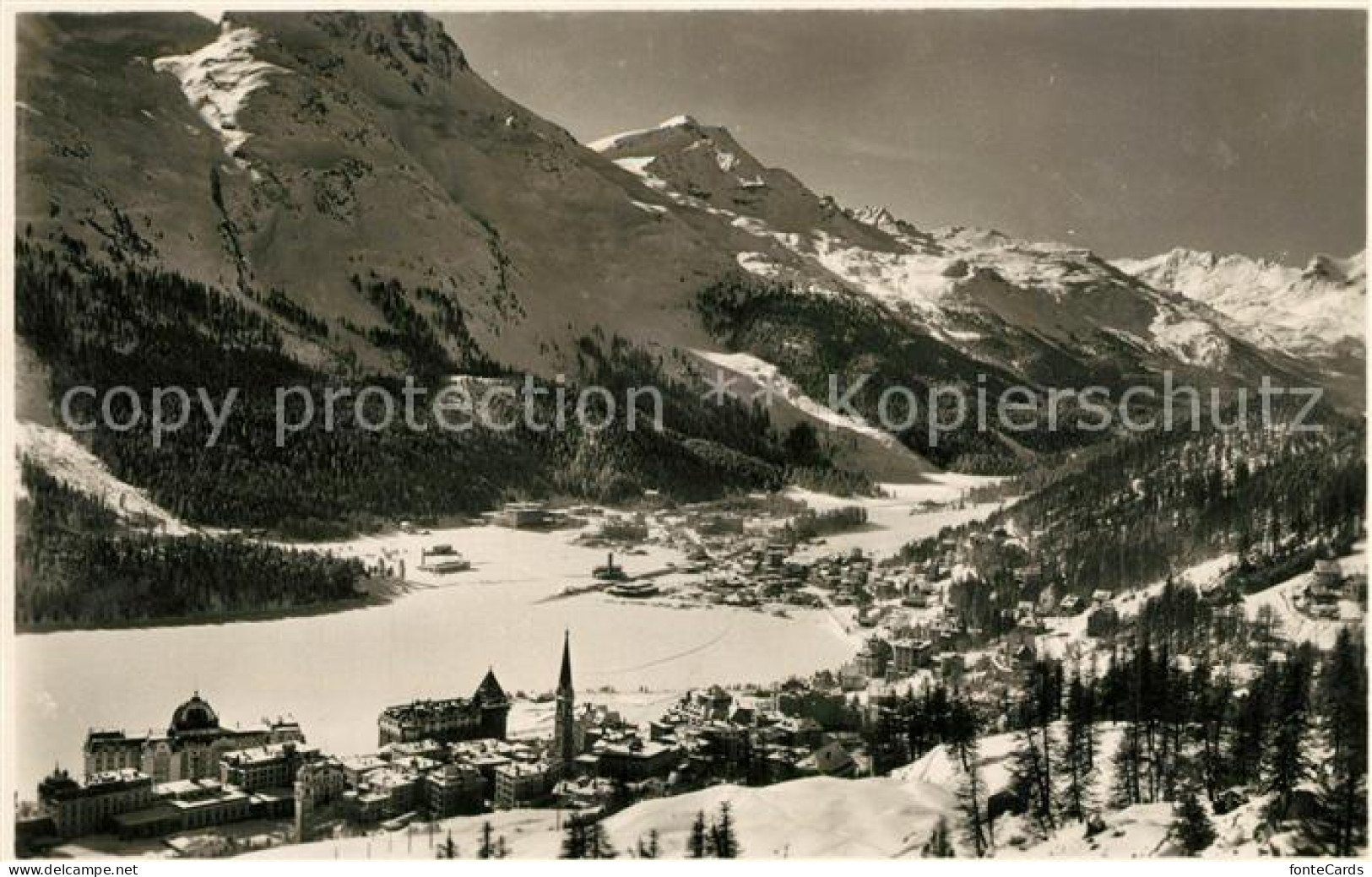 13299417 St Moritz GR Dorf Und Bad Panorama St Moritz GR - Otros & Sin Clasificación