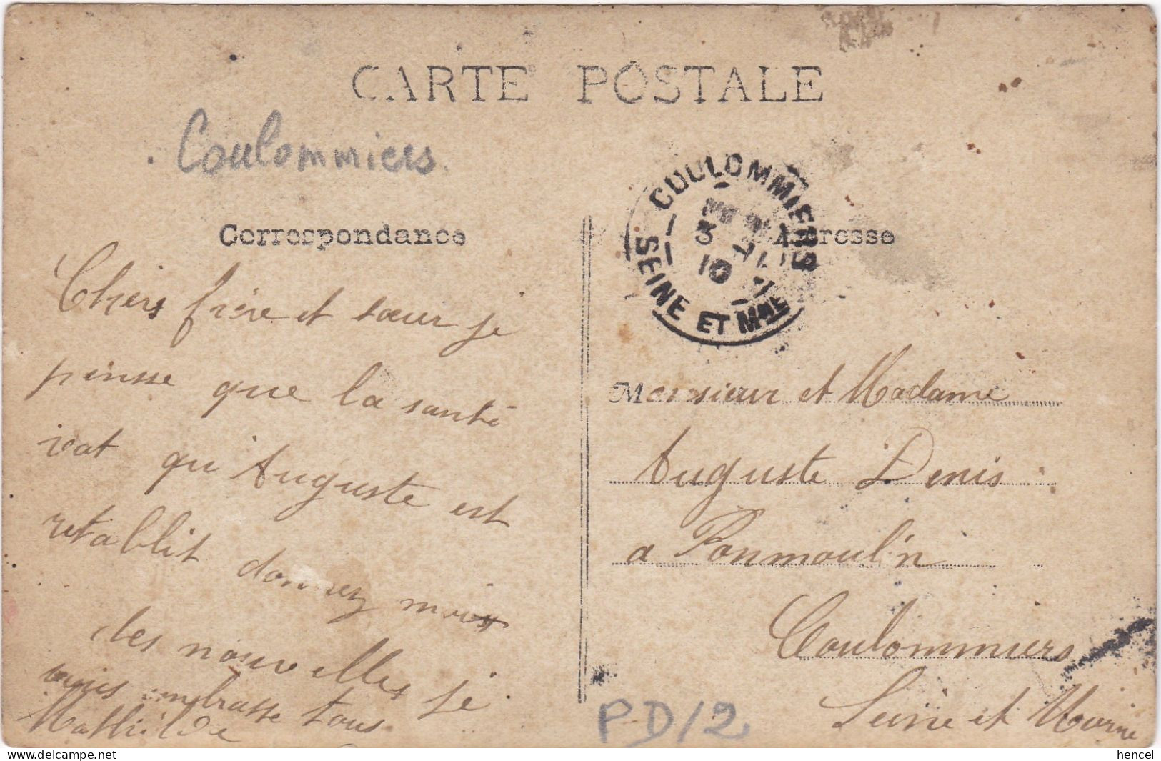 COULOMMIERS. Carte-Photo - Coulommiers