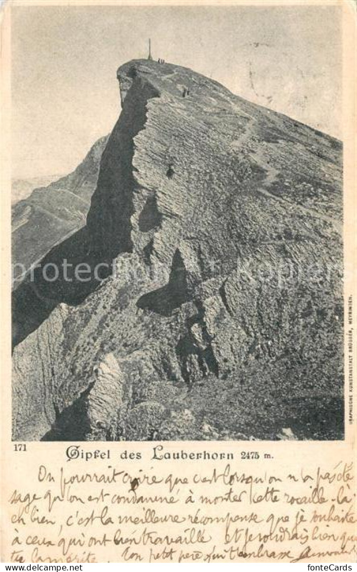 13298389 Lauberhorn Gipfel Lauberhorn - Andere & Zonder Classificatie