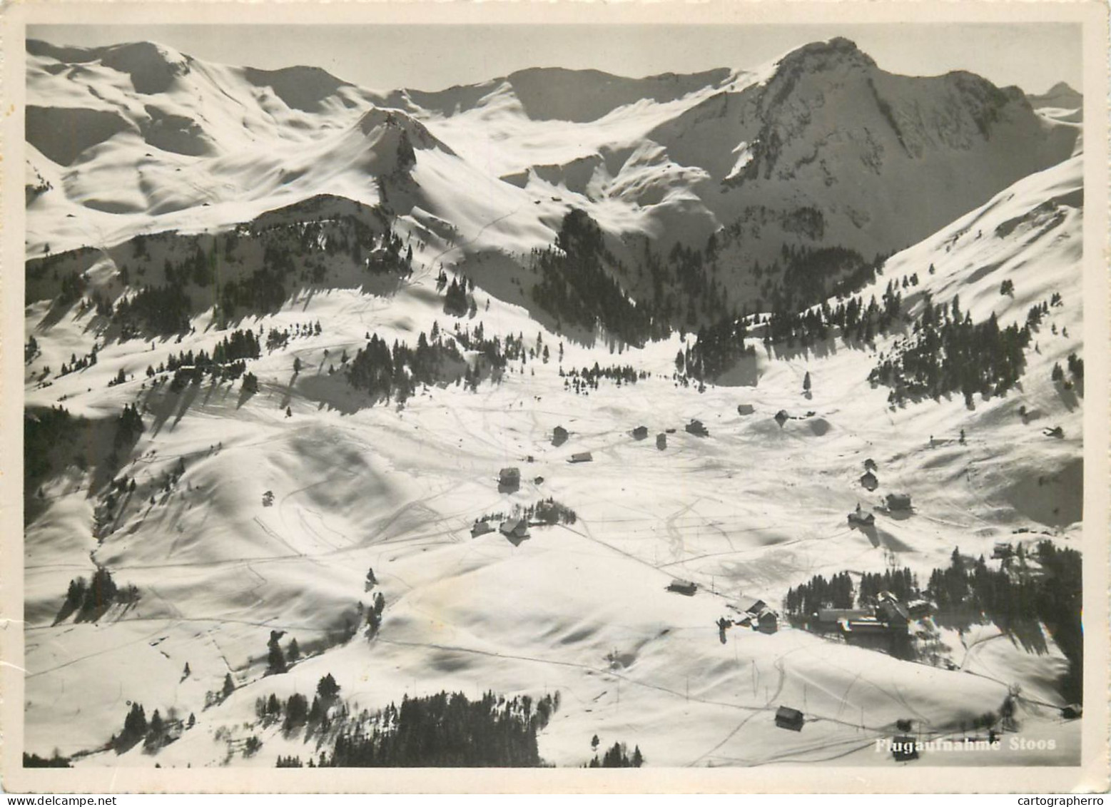 Postcard Switzerland Flugaufnahme Stoos - Sonstige & Ohne Zuordnung