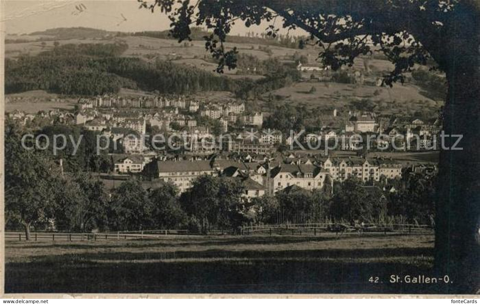 13297827 St Gallen SG Stadtansicht St Gallen SG - Andere & Zonder Classificatie