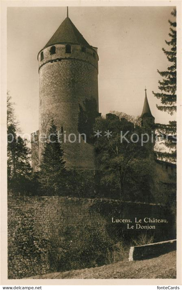 13297817 Lucens Le Chateau Le Donjon Lucens - Andere & Zonder Classificatie