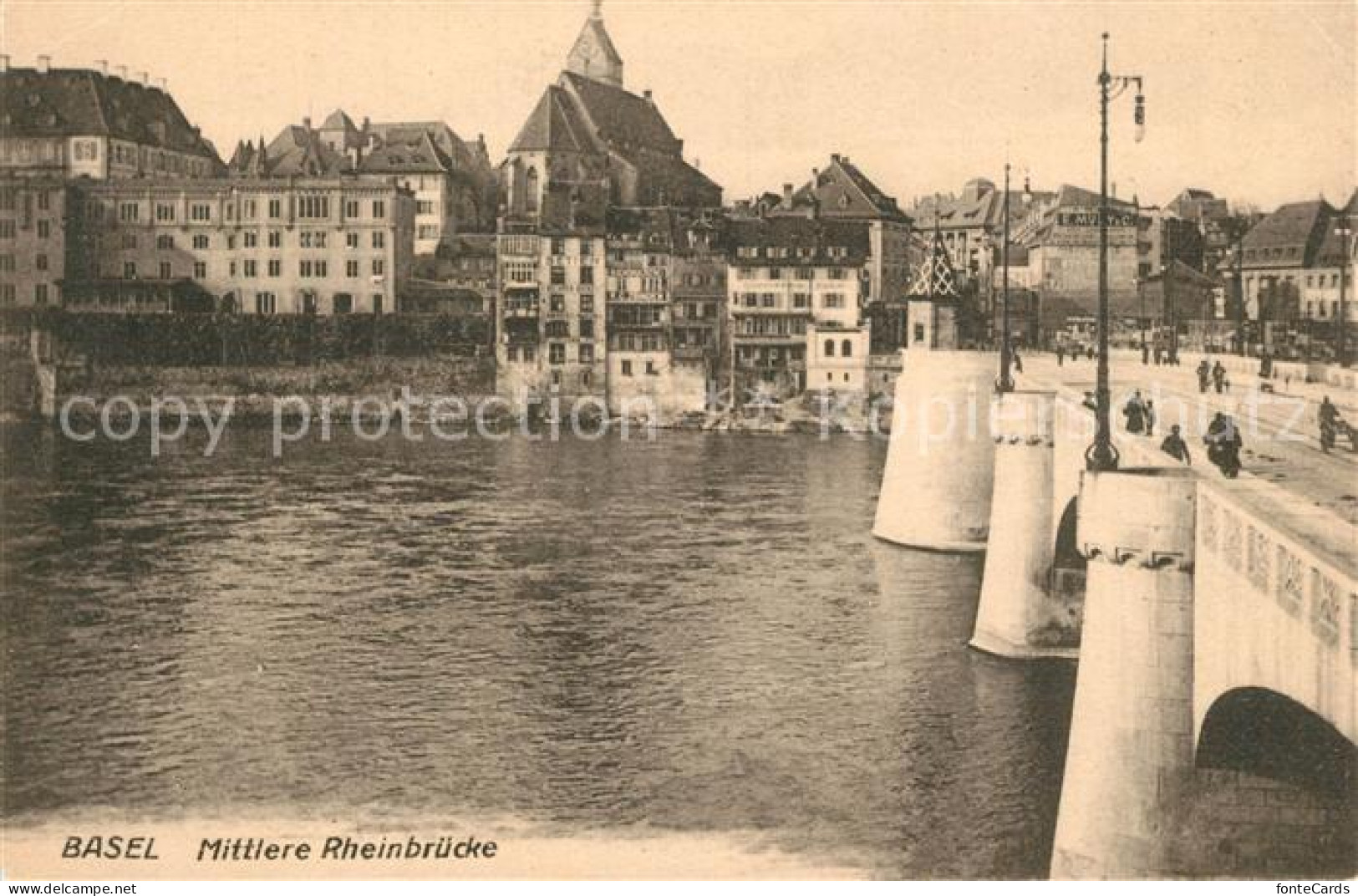 13297749 Basel BS Mittlere Rheinbruecke Basel BS - Altri & Non Classificati