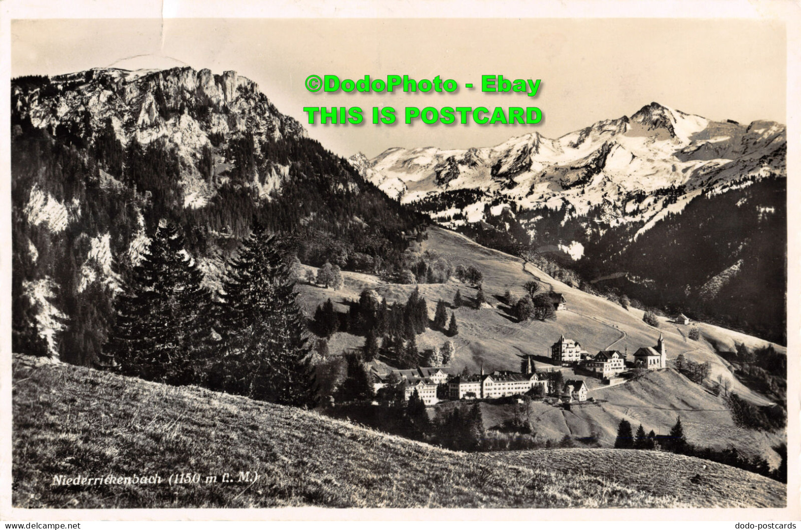 R355845 Niederrickenbach. 1150. M. C. M. Verlag Globetrotter G. M. B. H. 1957 - World