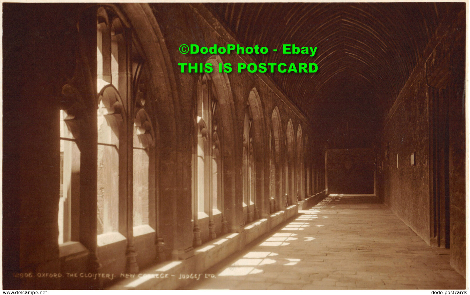 R355858 Oxford. The Cloisters. New College. Judges. 12906. Postcard Picture - Monde