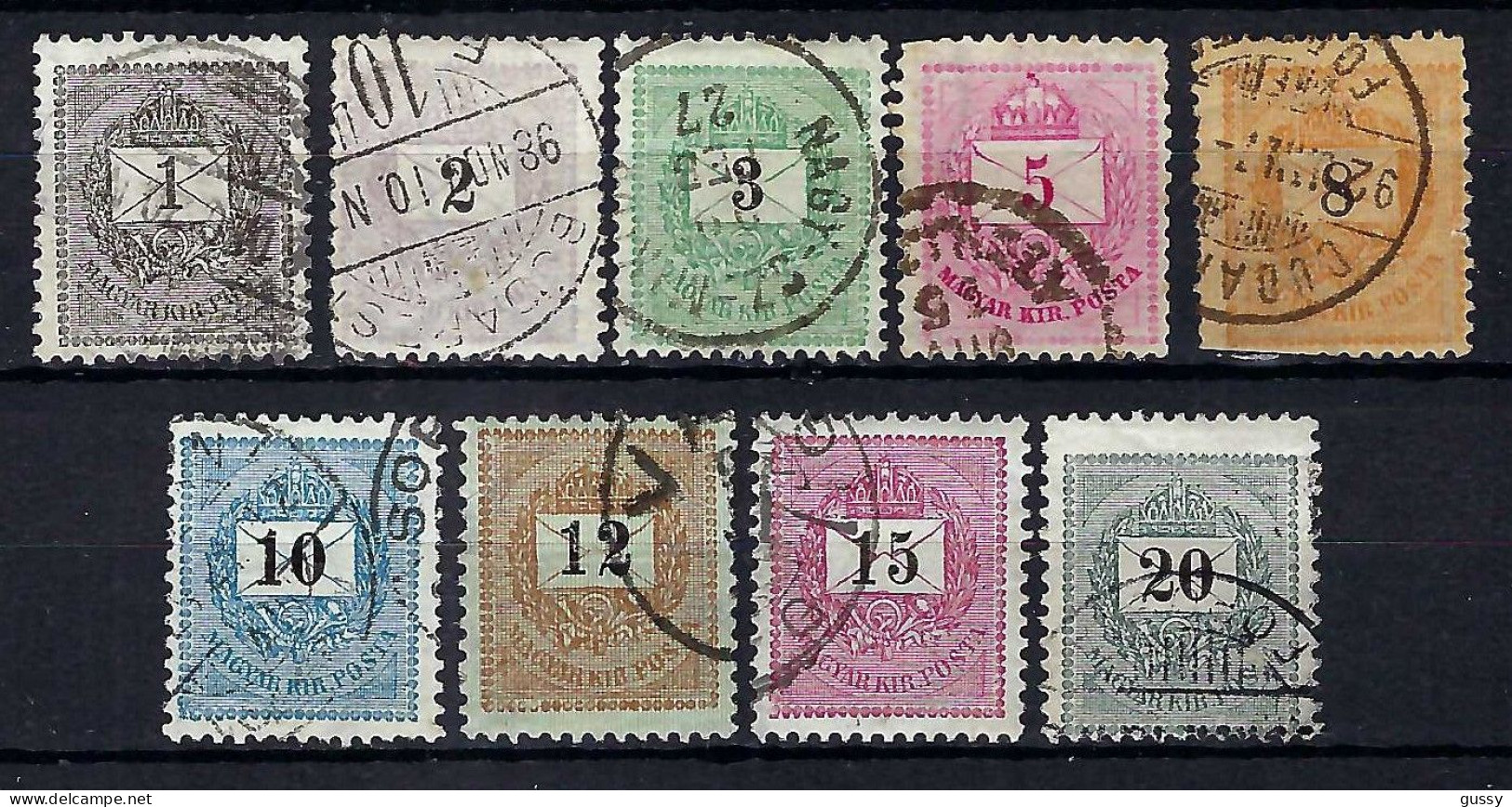 HONGRIE Ca.1871-1899: Lot D' Obl. - Used Stamps