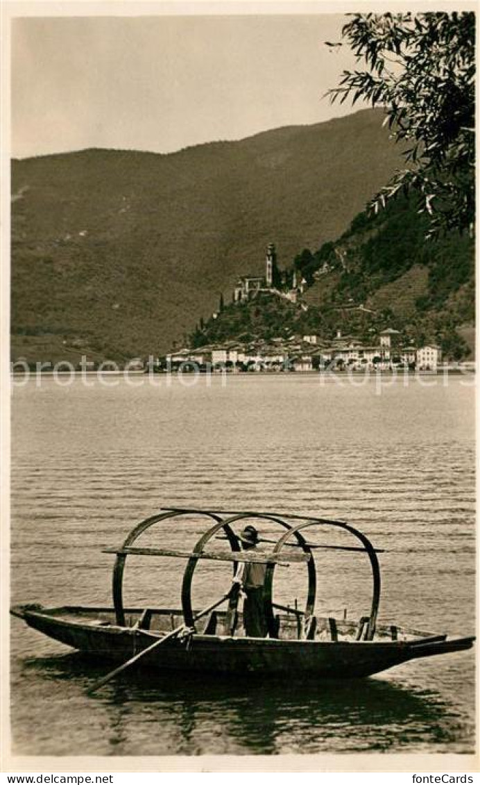 13297087 Morcote TI Lago Di Lugano Ruderboot Morcote TI - Andere & Zonder Classificatie