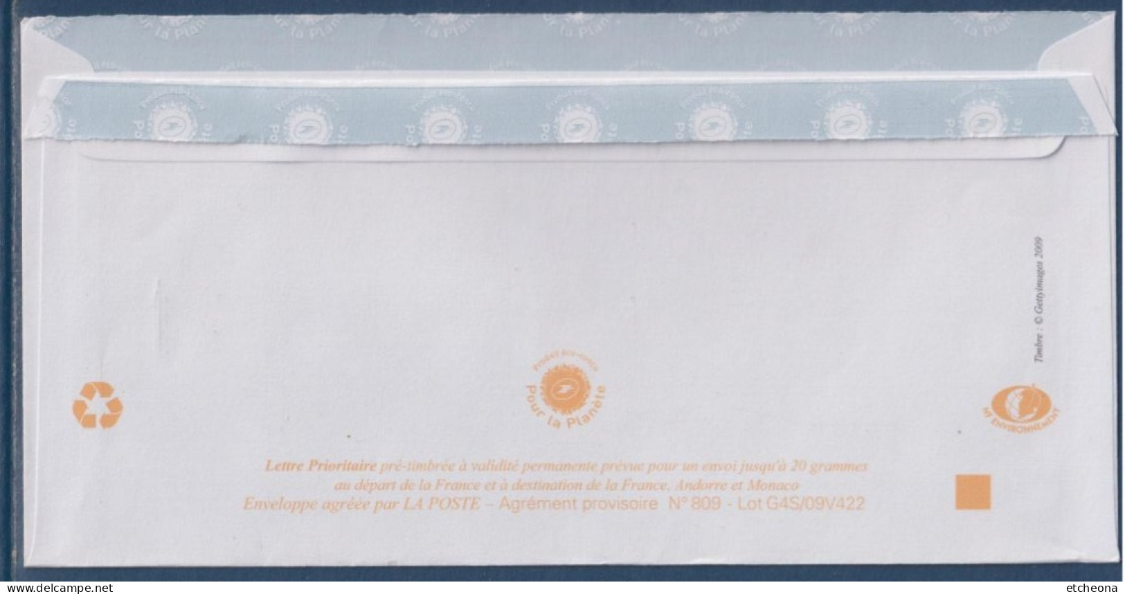 Enveloppe Prêt à Poster IDtimbre Cadre Légende Philaposte Arbre Oblitération 02.12.10 - Prêts-à-poster:  Autres (1995-...)