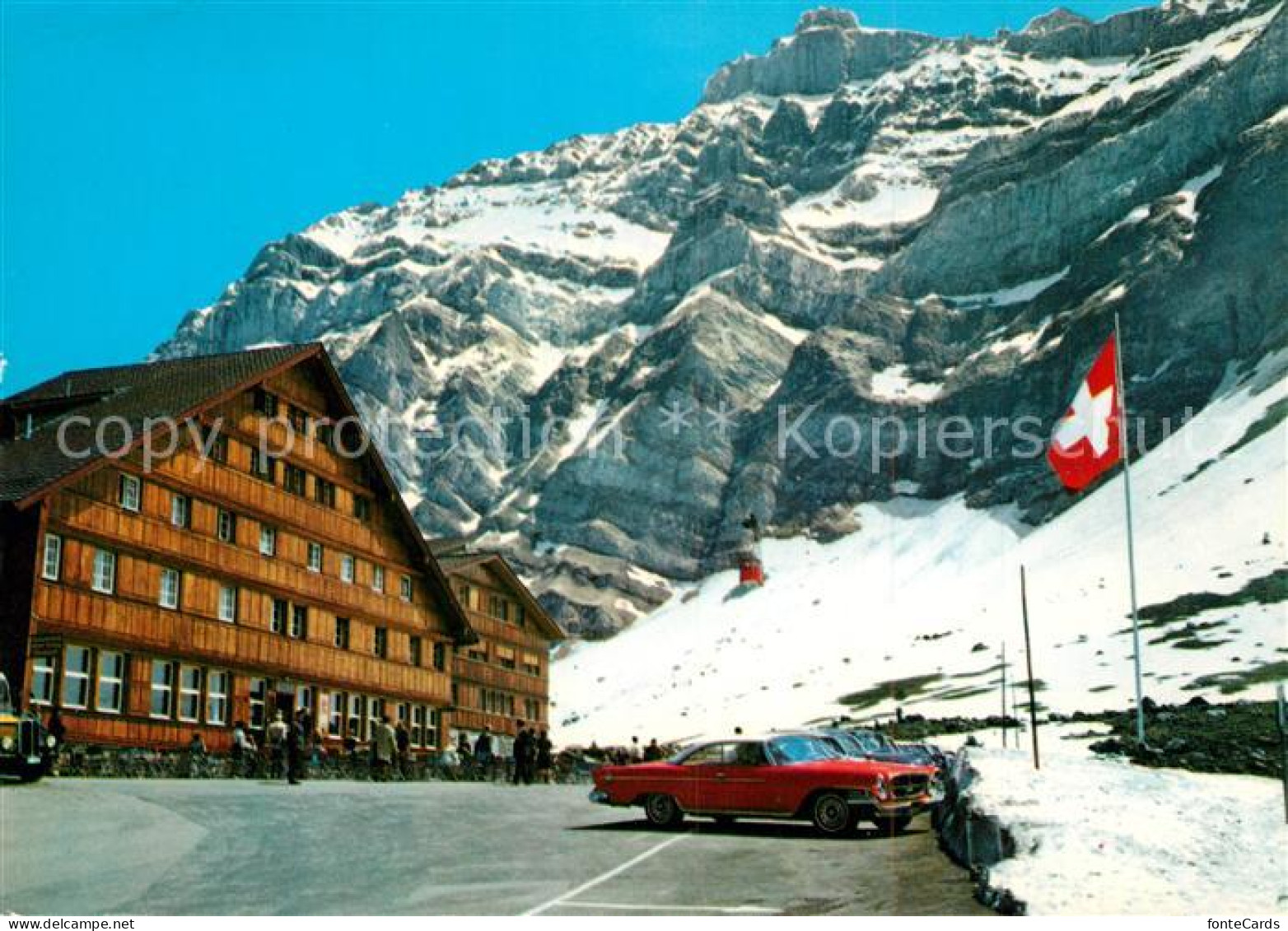 13293677 Schwaegalp AR Berghotel Restaurant Mit Saentis Appenzeller Alpen Schwae - Autres & Non Classés
