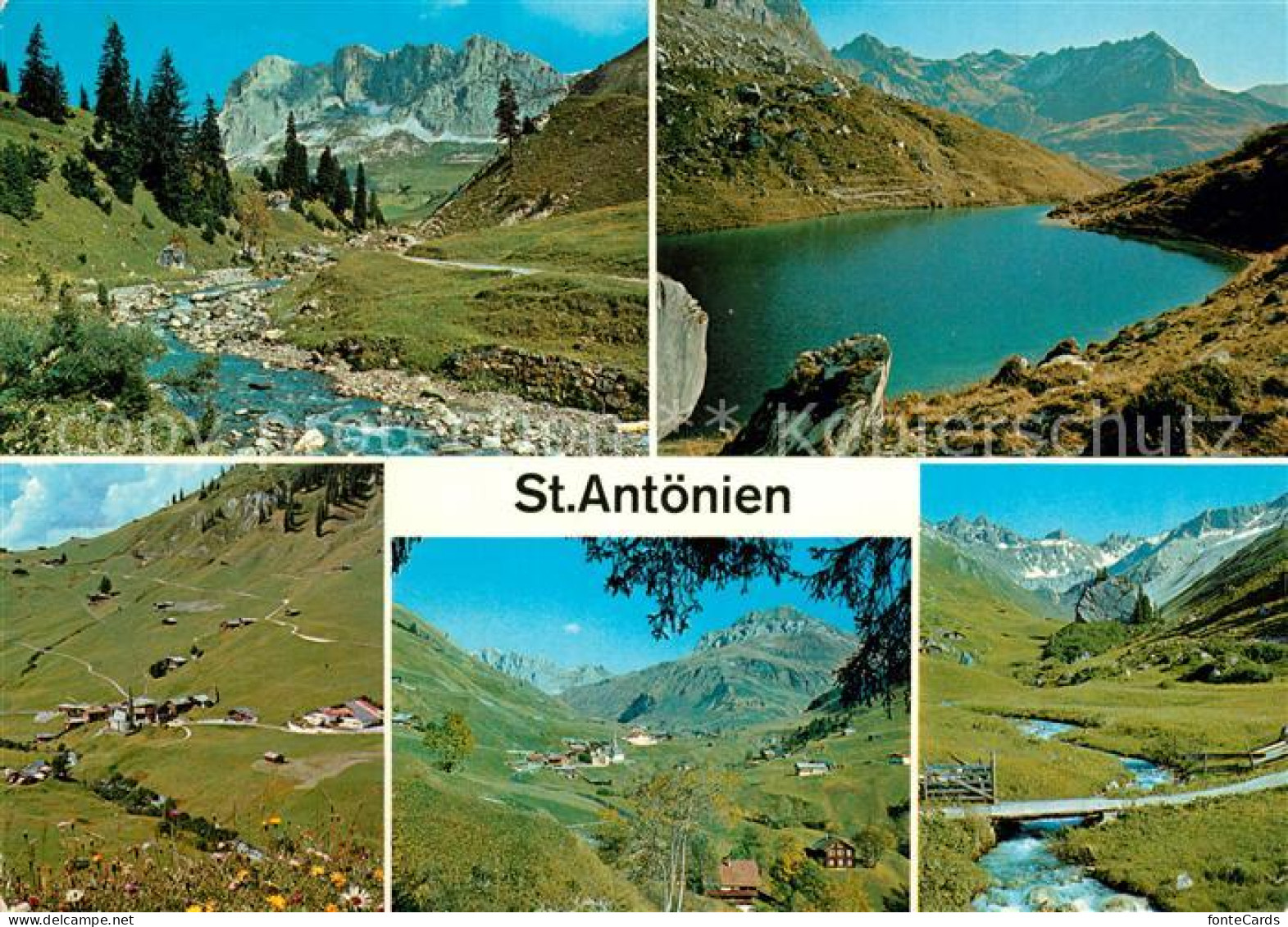 13293667 St Antoenien GR Landschaftspanorama Bergwelt Partnunsee Bergsee Alpen S - Autres & Non Classés