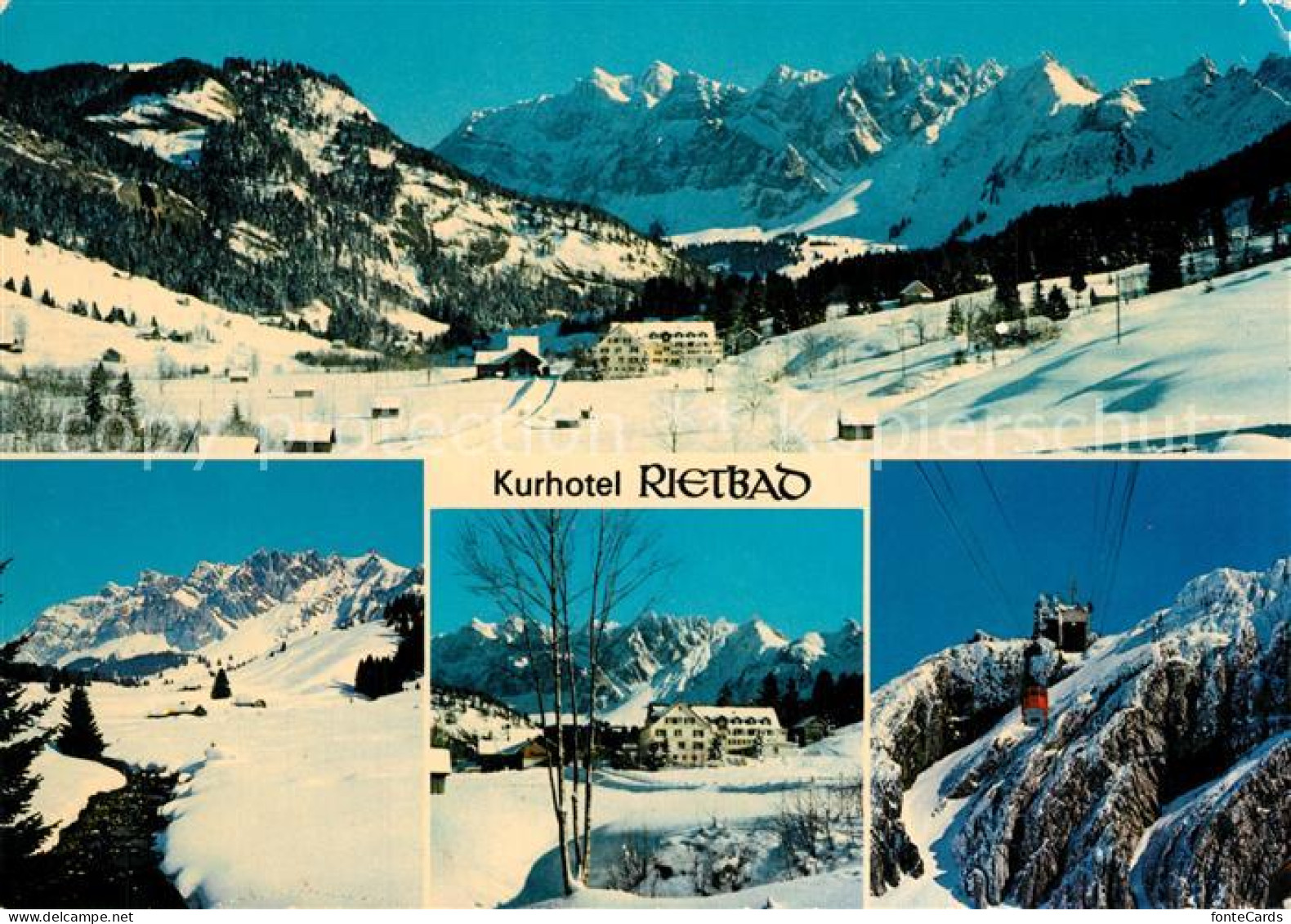 13293477 Rietbad Winterpanorama Seilbahn Rietbad - Other & Unclassified