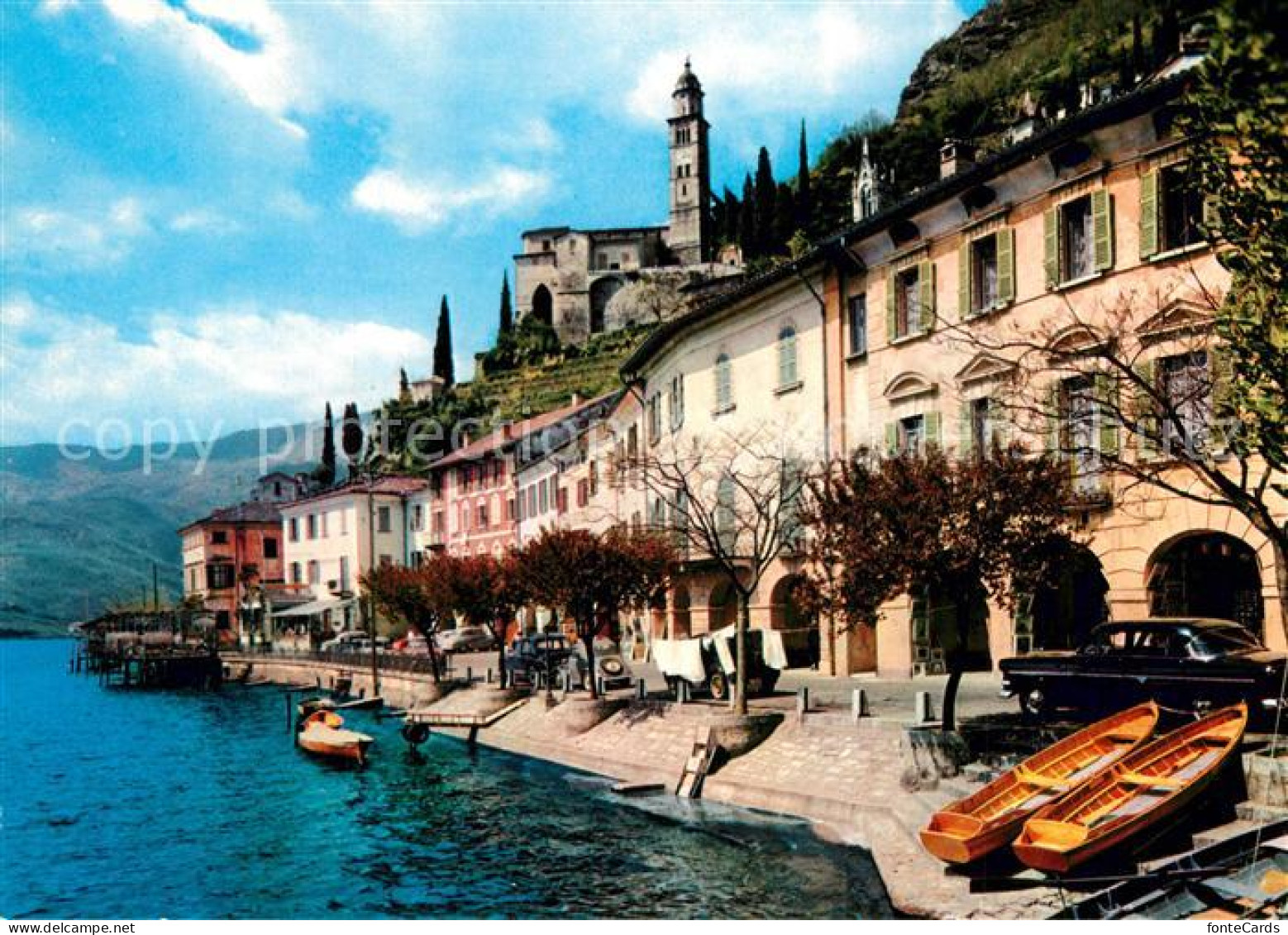 13291697 Morcote Lago Di Lugano Uferpromenade Morcote Lago Di Lugano - Andere & Zonder Classificatie