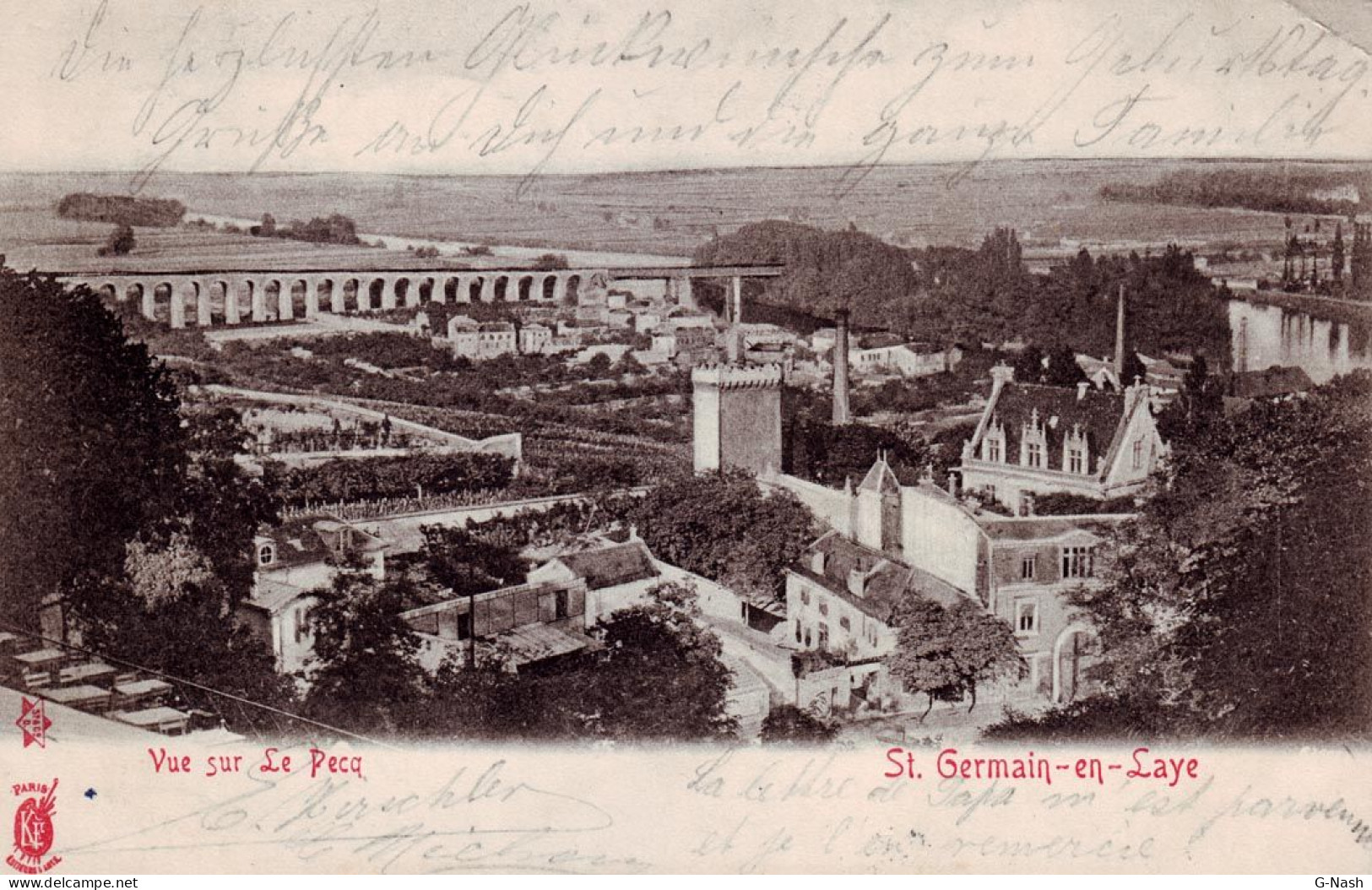 CPA 78 - St Germain En Laye  - Vue Sur Le Pecq (1903) - St. Germain En Laye