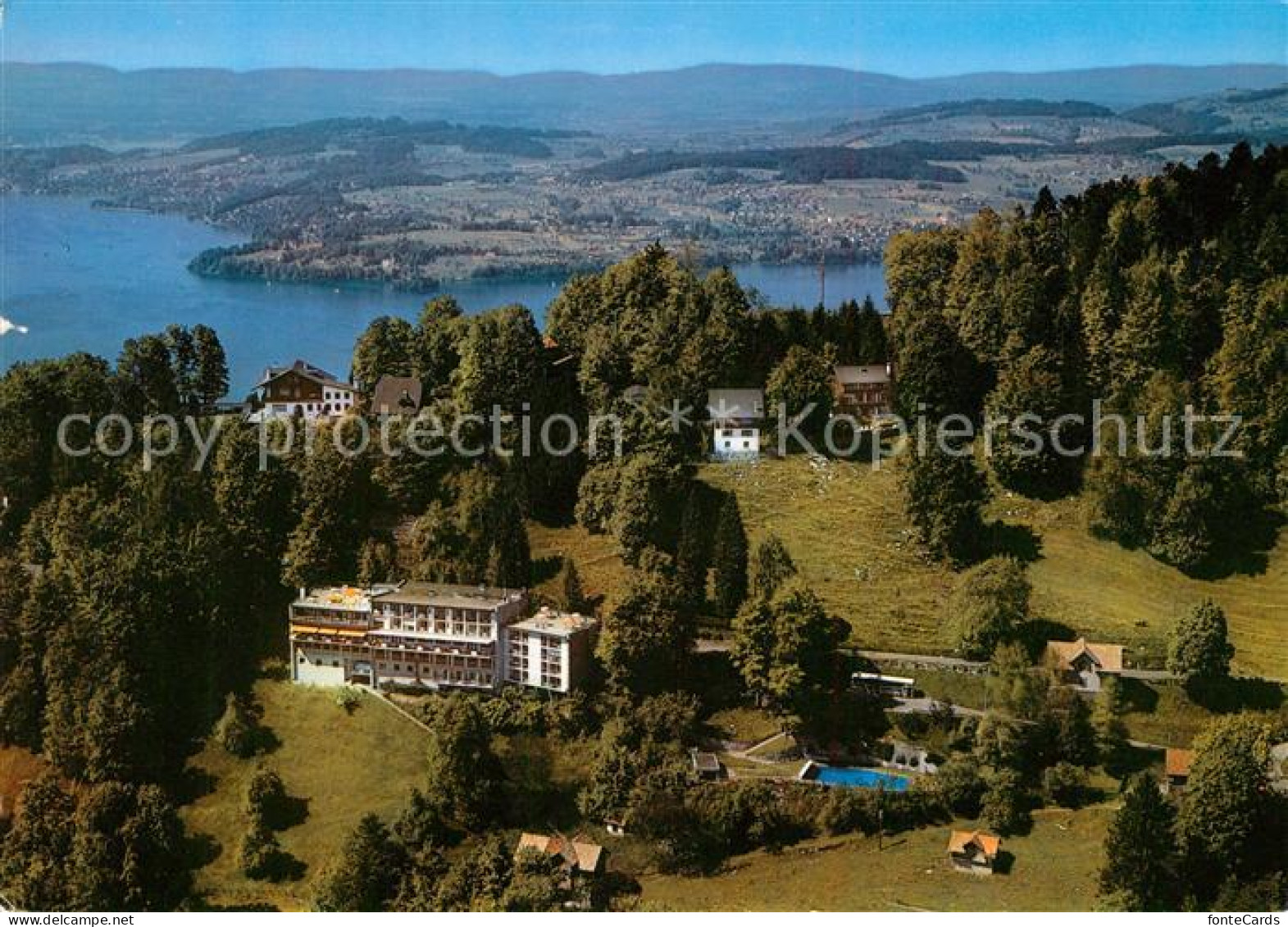 13290649 Buergenstock Fliegeraufnahme Hotel Waldheim Buergenstock - Andere & Zonder Classificatie