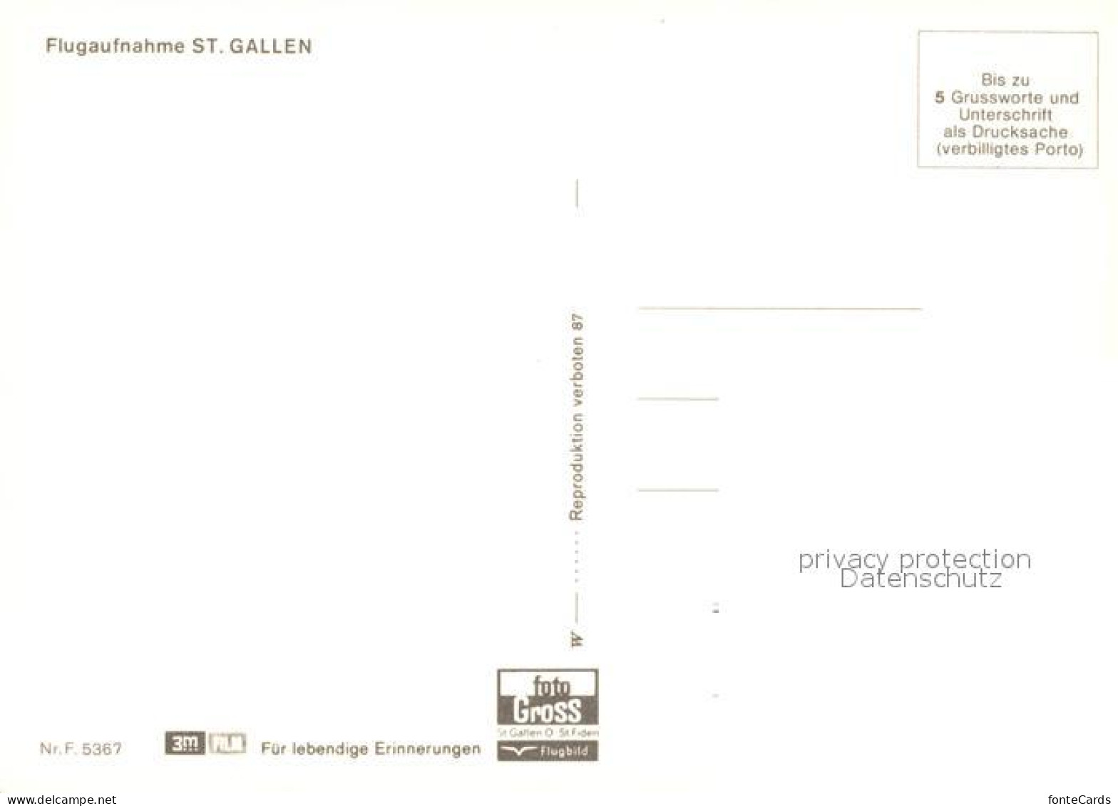 13290057 St Gallen SG Fliegeraufnahme St Gallen SG - Other & Unclassified