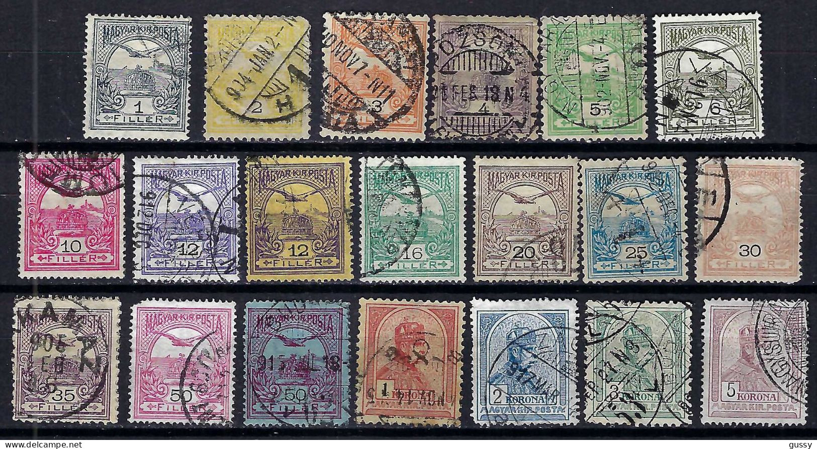 HONGRIE Ca.1900-13: Lot D' Obl. - Used Stamps