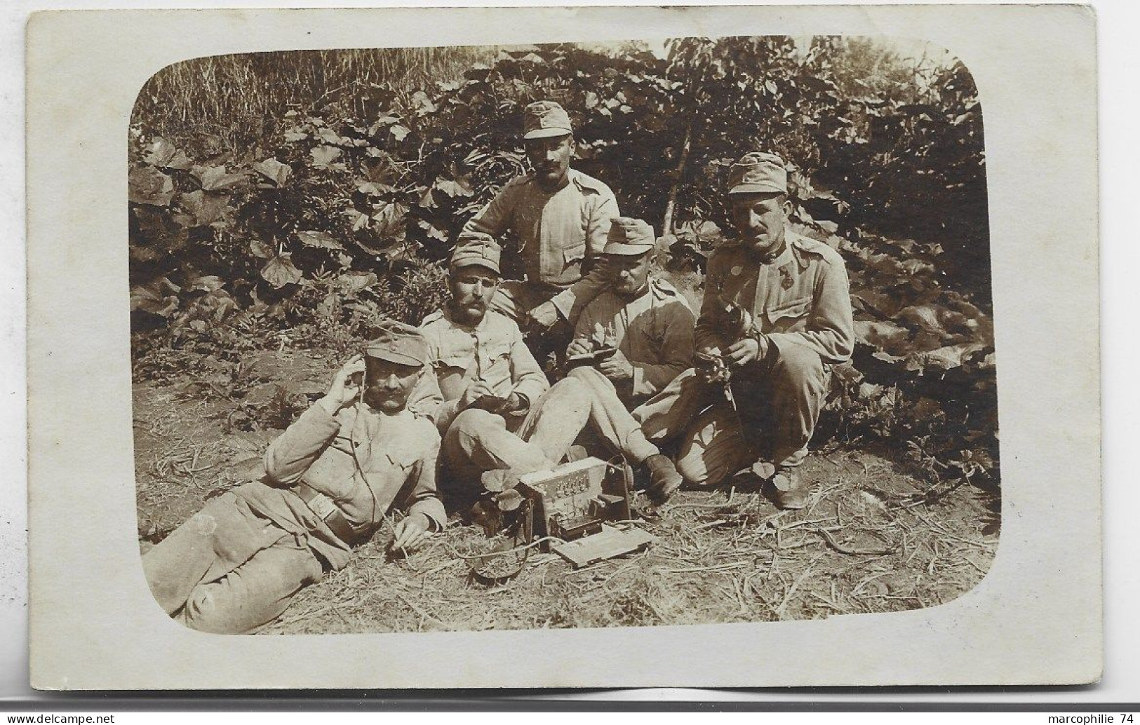 MILITAR KARTE PHOTO FELPOSTAM 1915 + COMPAGNIE FELDBATAILLON LANDSTURM - Covers & Documents