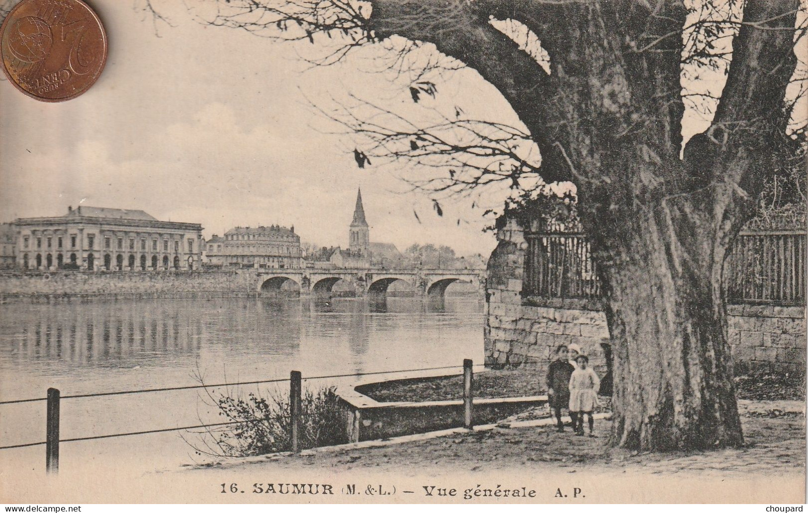 49 - Carte Postale Ancienne De SAUMUR  Vue Générale - Saumur