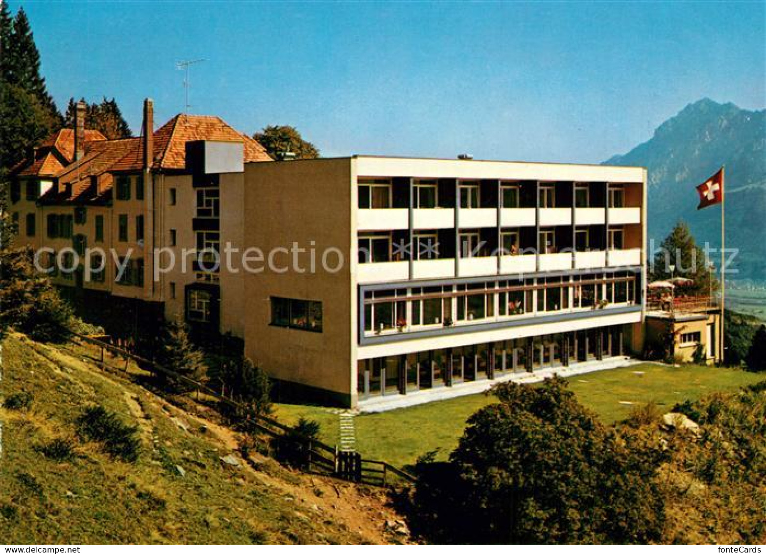 13286867 Oberschan Hotel Kurhaus Alvier Oberschan - Andere & Zonder Classificatie